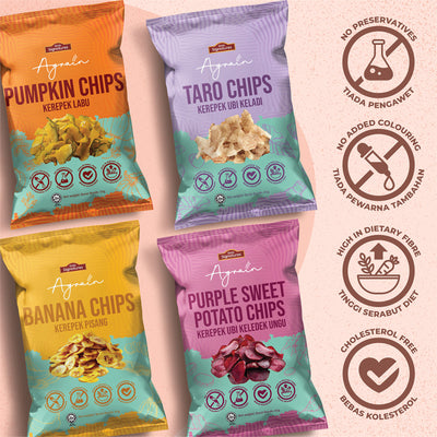 Grab Signatures x Agrain Banana Chips 60g