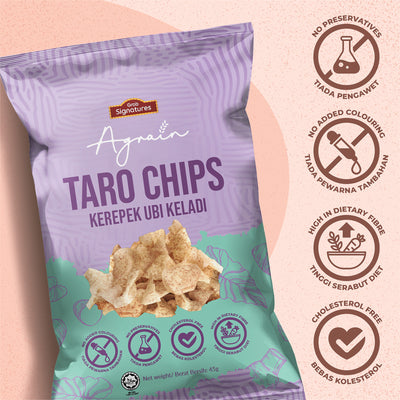Grab Signatures x Agrain Taro Chips 45g