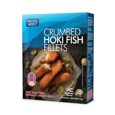 Pacific West Crumbed Hoki Fillet 340g