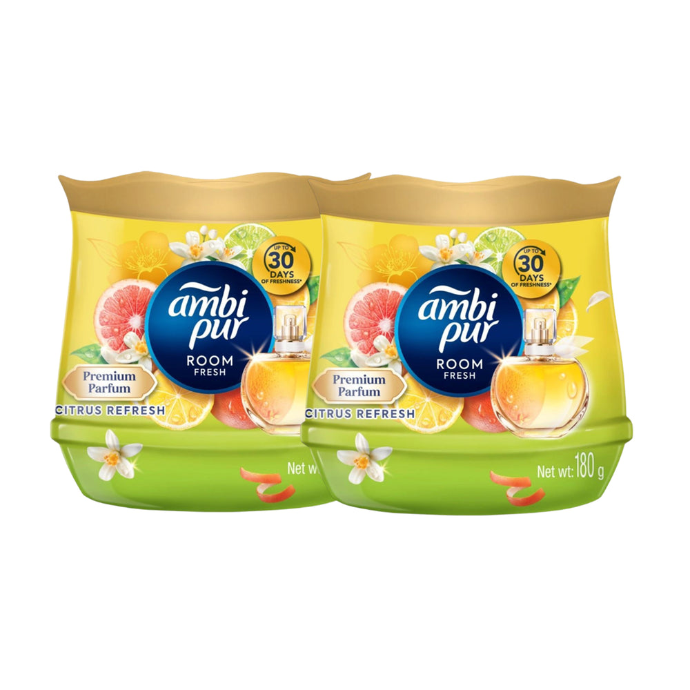 Ambi Pur Gel Fresh Citrus Refresh Twin Pack 180g x 2