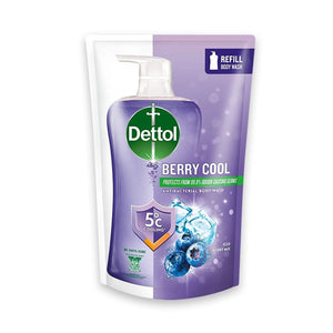 Dettol Shower Gel Berry Cool Refill 800g