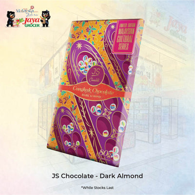 JS Chocolate - Congkak Chocolate (Dark Almond) 80g