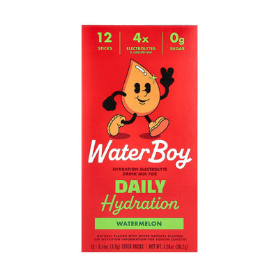 Waterboy Daily Hydration Watermelon Drink 12sticks/pack