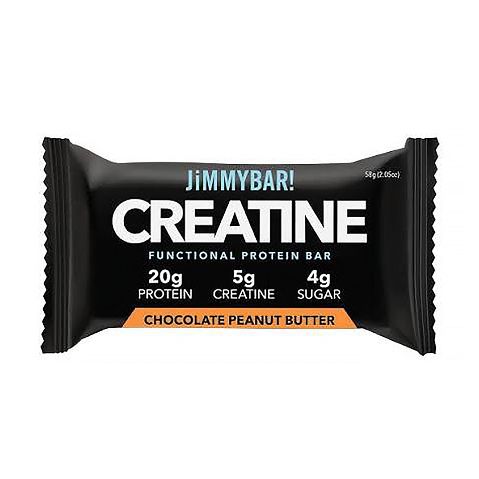 JimmyBar! Creatine Protein Bar Chocolate Peanut Butter 58g