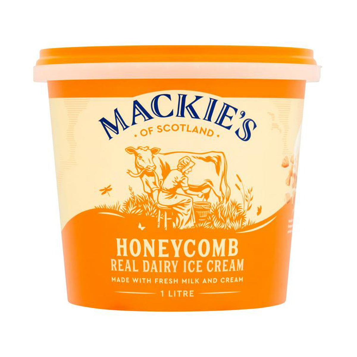 Mackie's Honeycomb Ice Cream Tub 1L