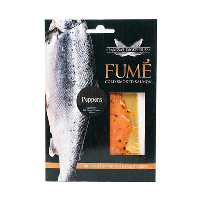 Fume Mixed Pepper Smoked Salmon 75g