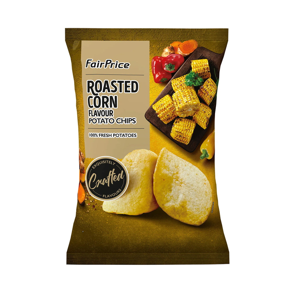 FairPrice Roasted Corn Flavour Potato Chips 90g