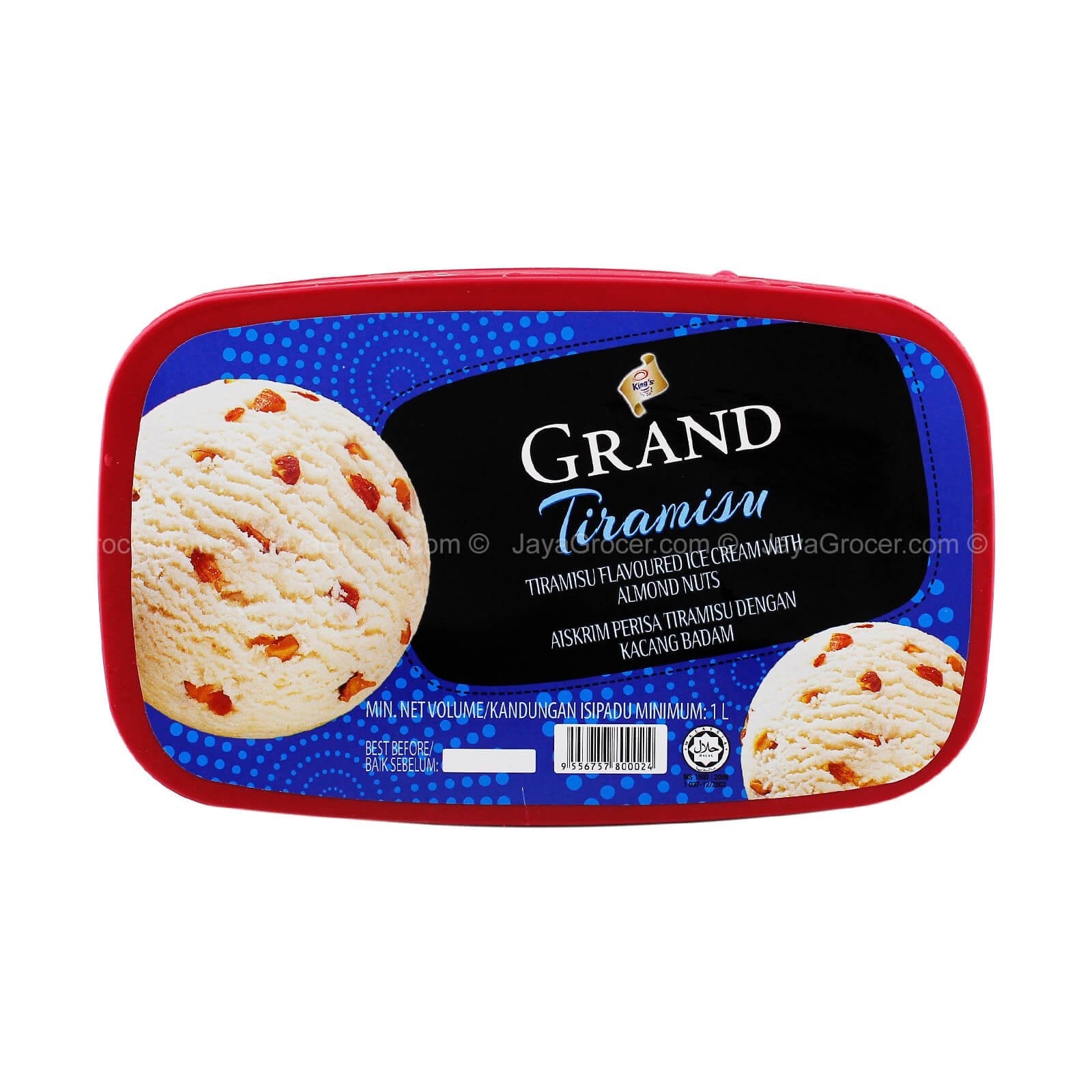 Kingâ€™s Grand Tiramisu Ice Cream 1L