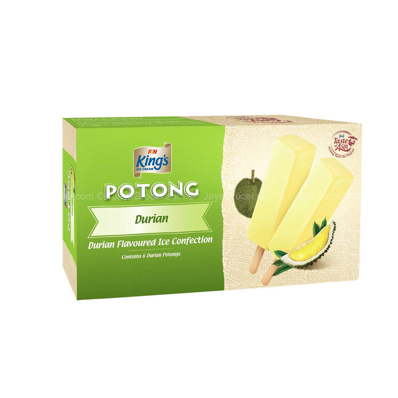 King’s Potong Durian Ice Cream 60ml x 6