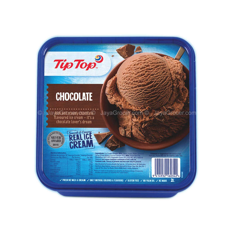 Tip Top Chocolate Ice Cream 2L