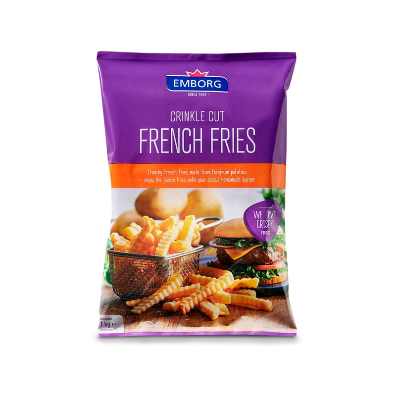 Emborg French Fries Crinkle 1kg