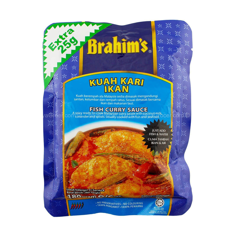 Brahim's Fish Curry Paste 180g