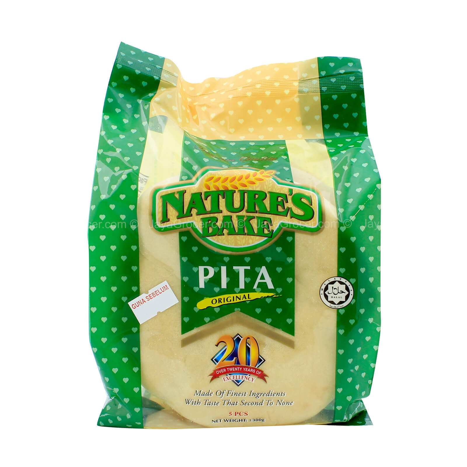 Natureâ€™s Bake Pita Bread Original 300g