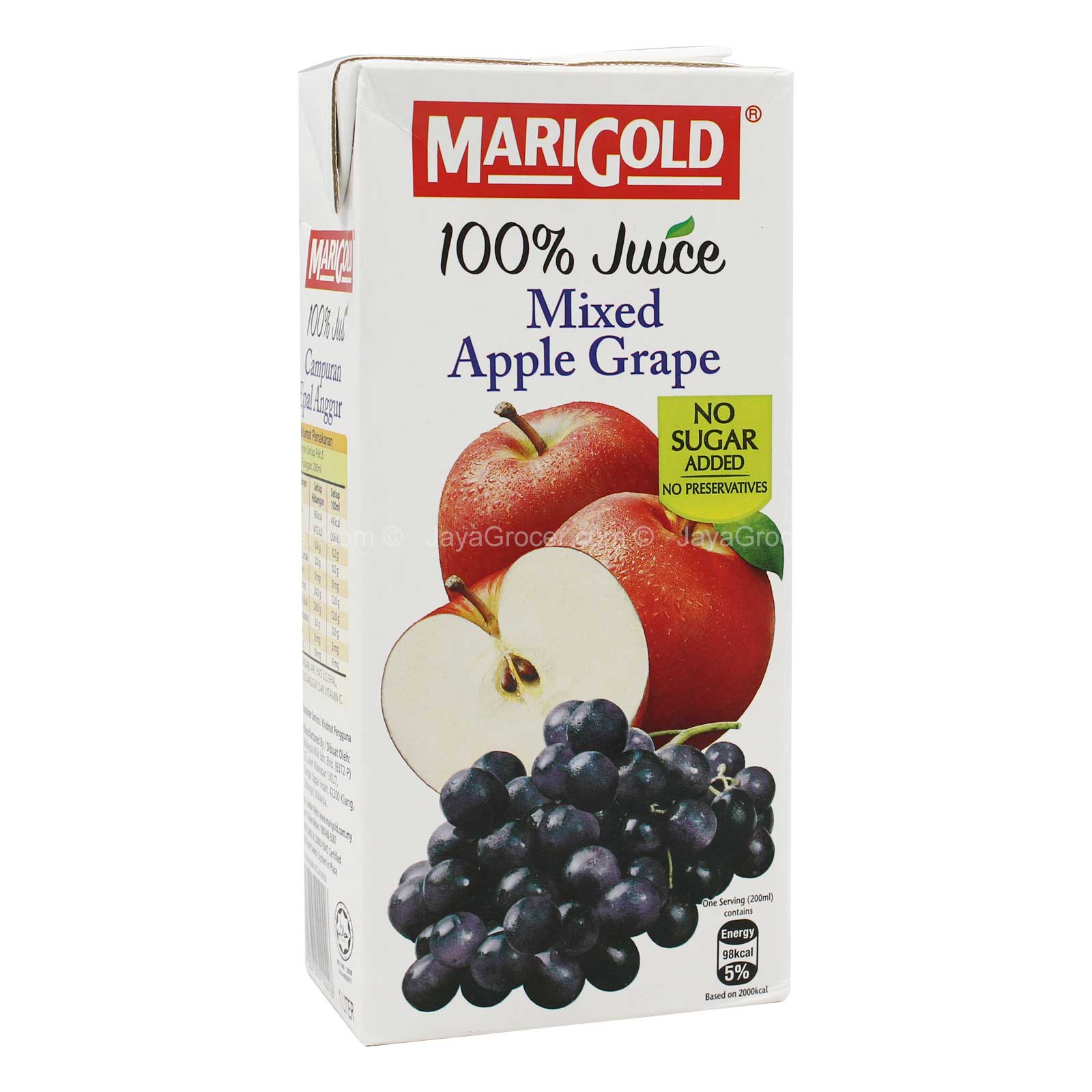 MARIGOLD 100% APPLE GRAPE 1LIT