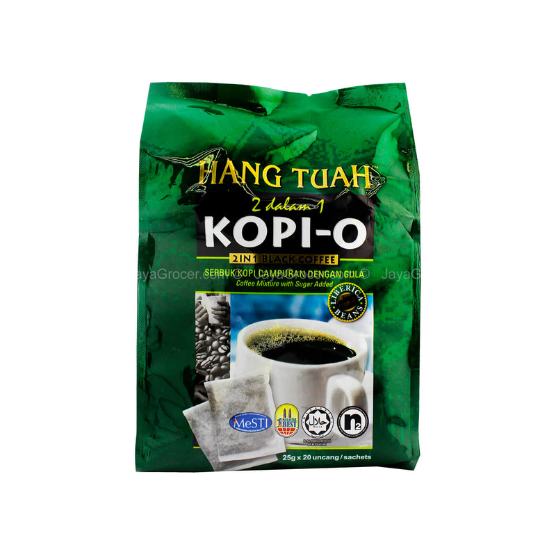 Hang Tuah Kopi 'O' 2 in 1 Special Blend Coffee 25g x 15
