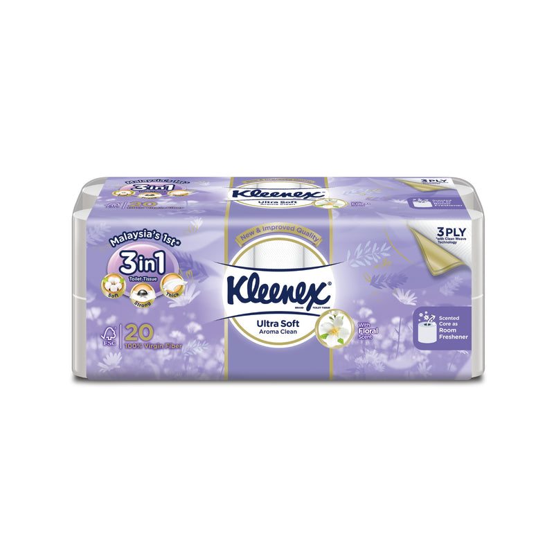 Kleenex Ultra Soft Aroma Clean with Floral Scent 20pcs/pack