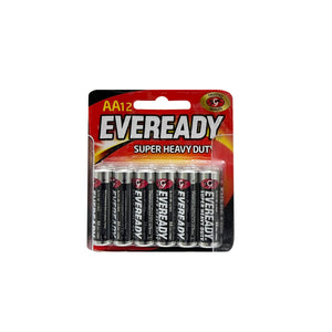 Eveready Battery AA Black 1215 BP12 1pack