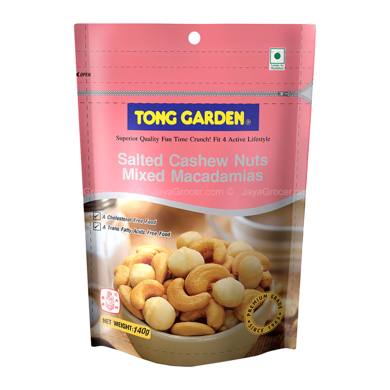 Tong Garden Salted Cashew Nuts Mixed Macadamias 140g