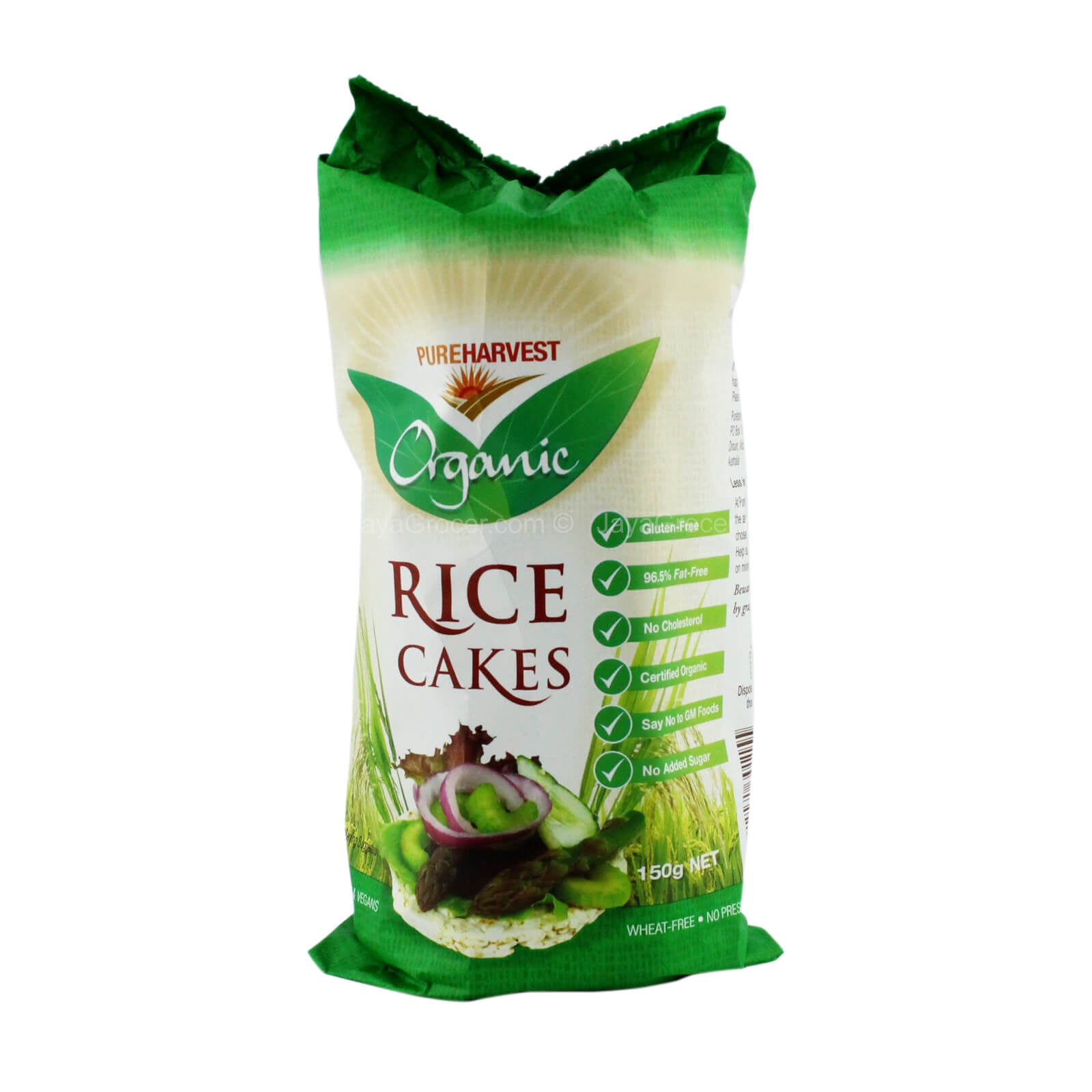PUREHARVEST ORGANIC RICE CAKES 150G *1 – Jaya Grocer | The Starling