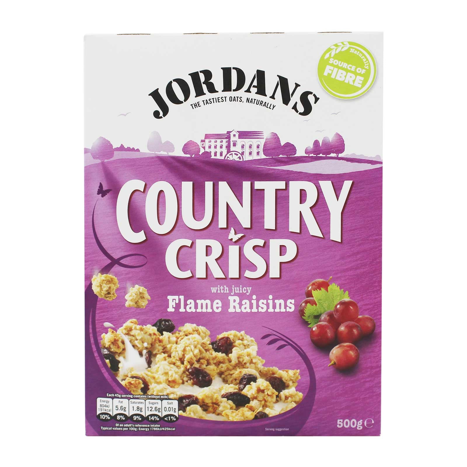 JORDANS COUNTRY CRISP FLAME RAISIN500G*1
