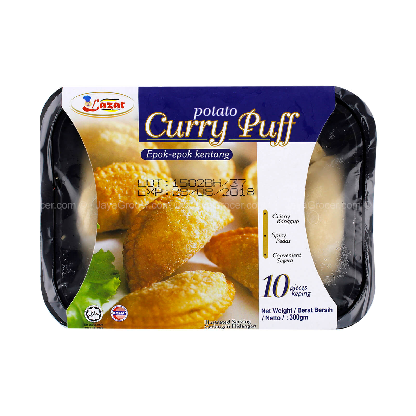 Lazat Potato Curry Puff 300g