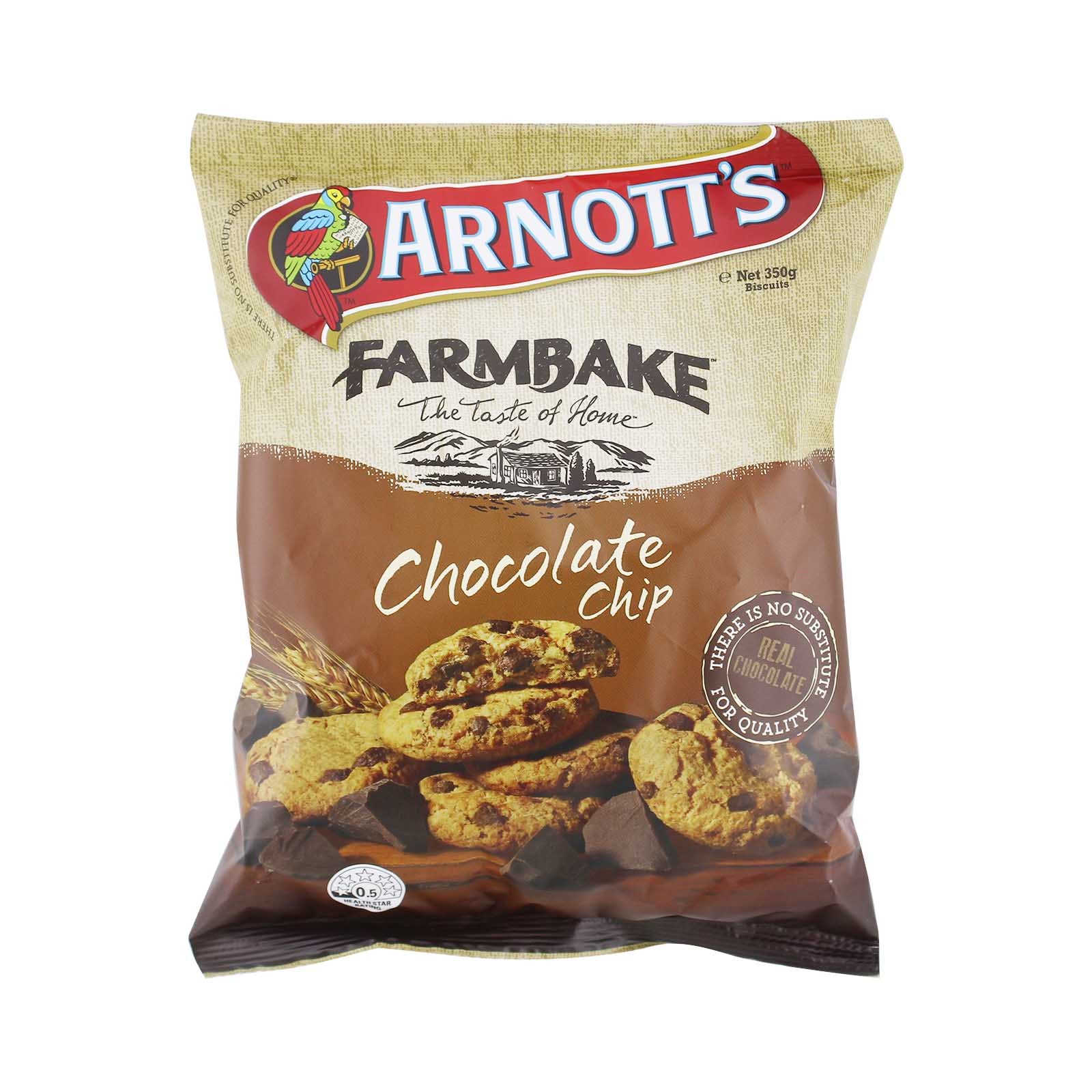 ARNOTTS FARMBAKE CHOC CHIP 350G *1