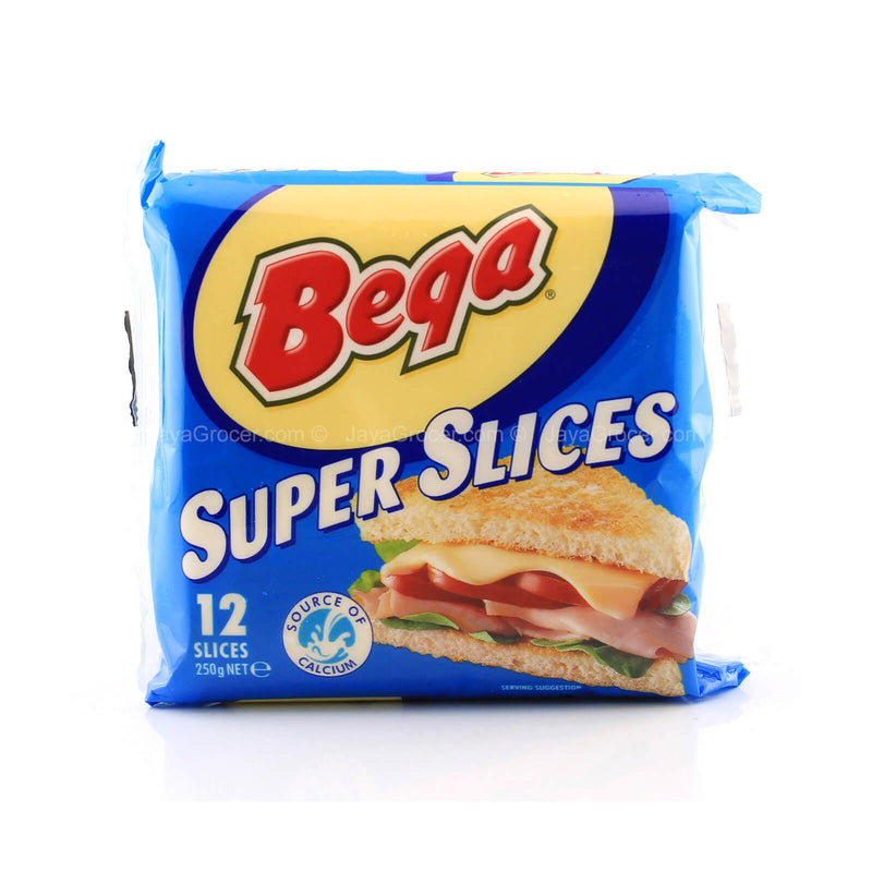 Bega Cheddar Super Slices Cheese 250g