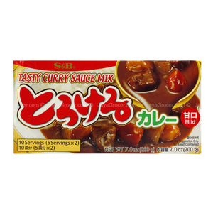 S&B Tasty Mild Curry Sauce Mix 200g