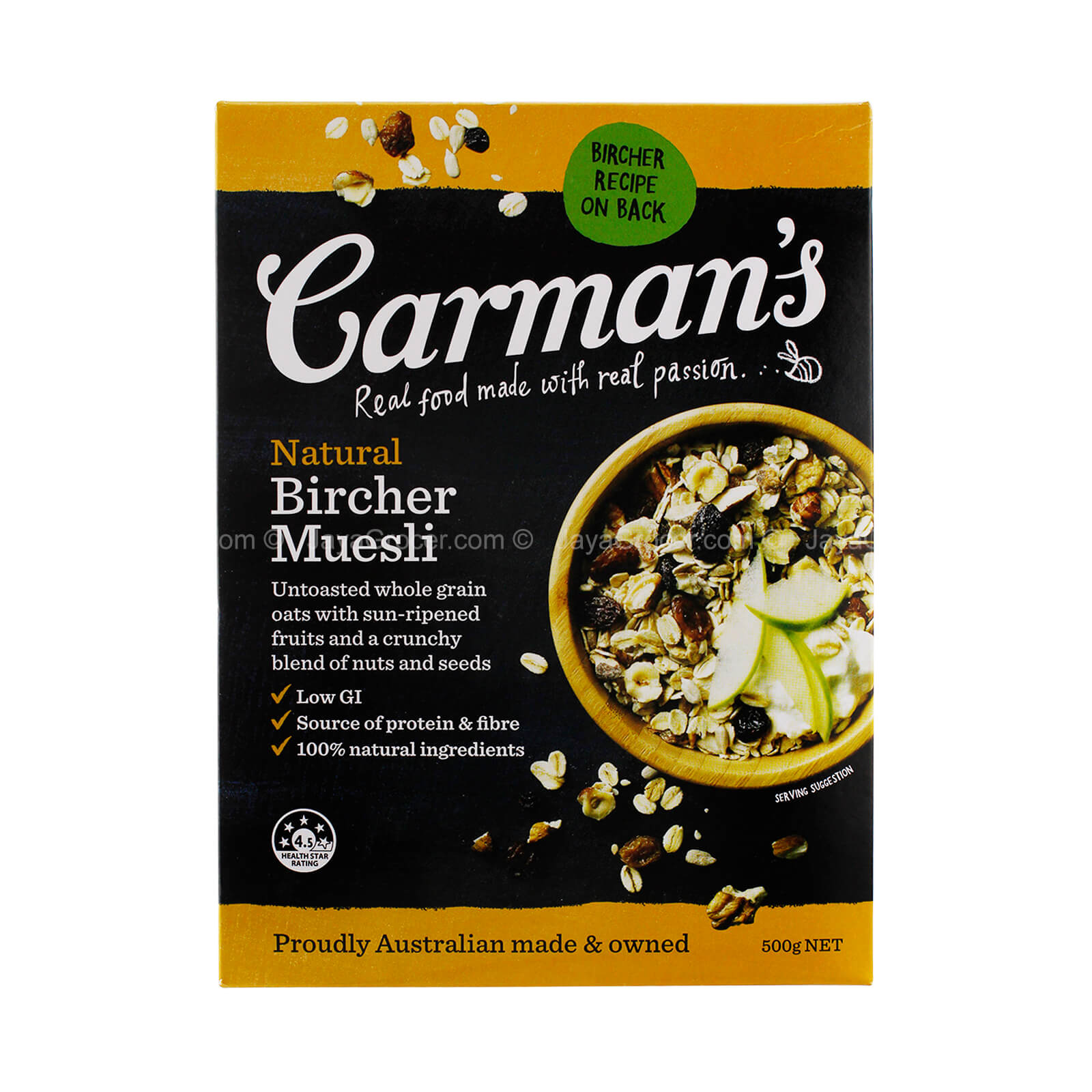 Carmanâ€™s Natural Bircher Muesli 500g