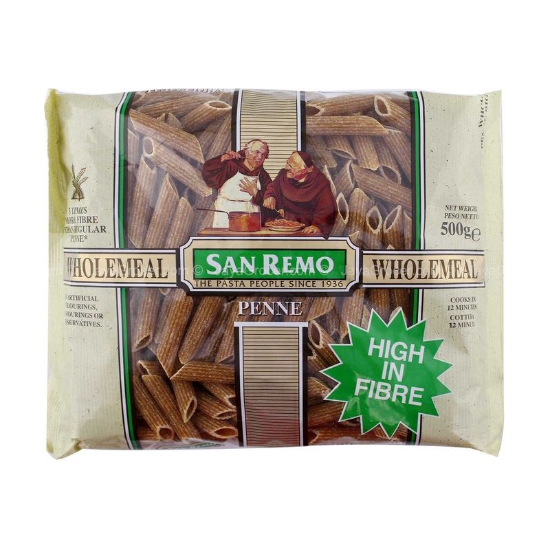 SAN REMO WHOLEMEAL PENNE 500G *1