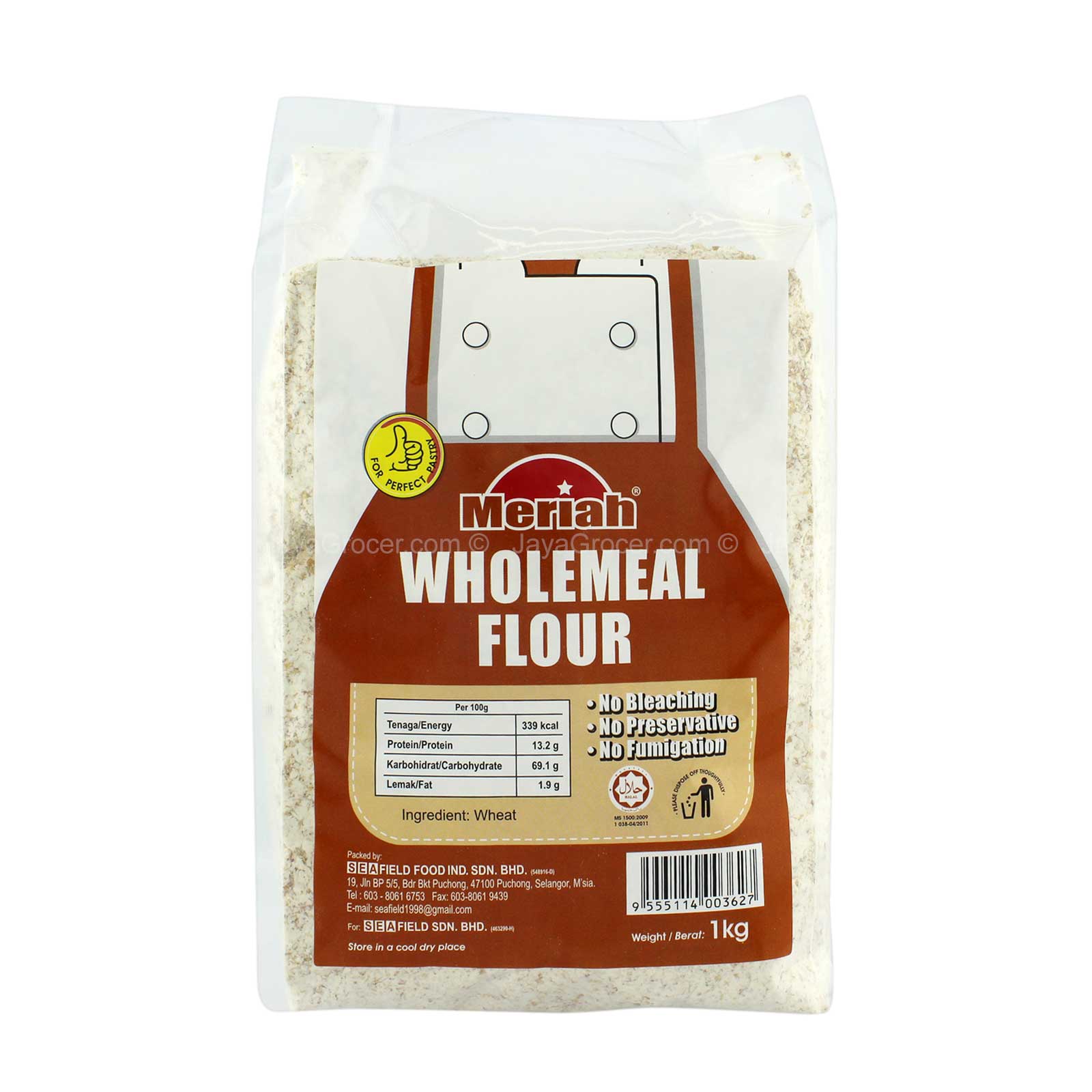 MERIAHS WHOLE MEAL FLOUR 1KG *1