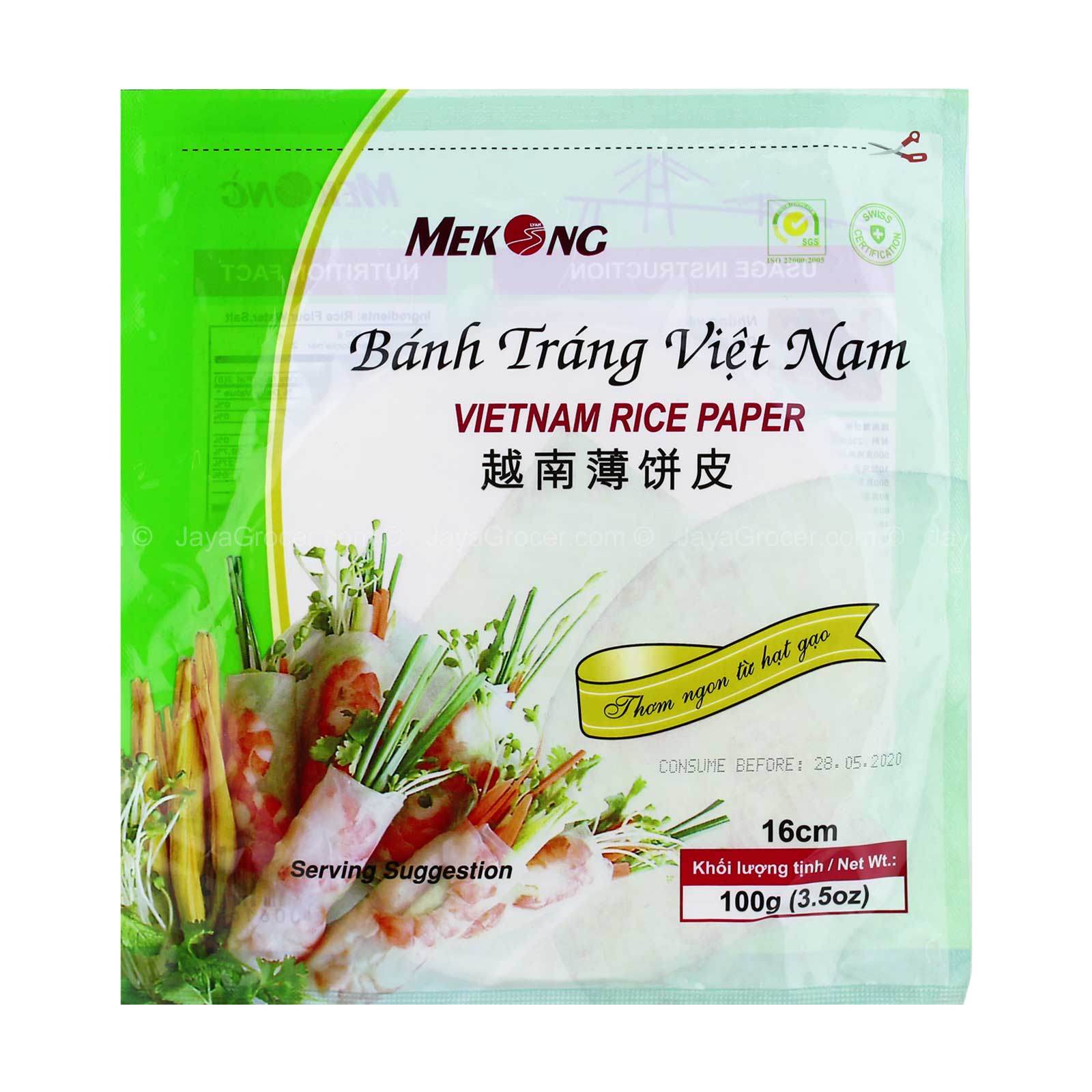 SINGLONG VIETNAM RICE PAPER 100G*1