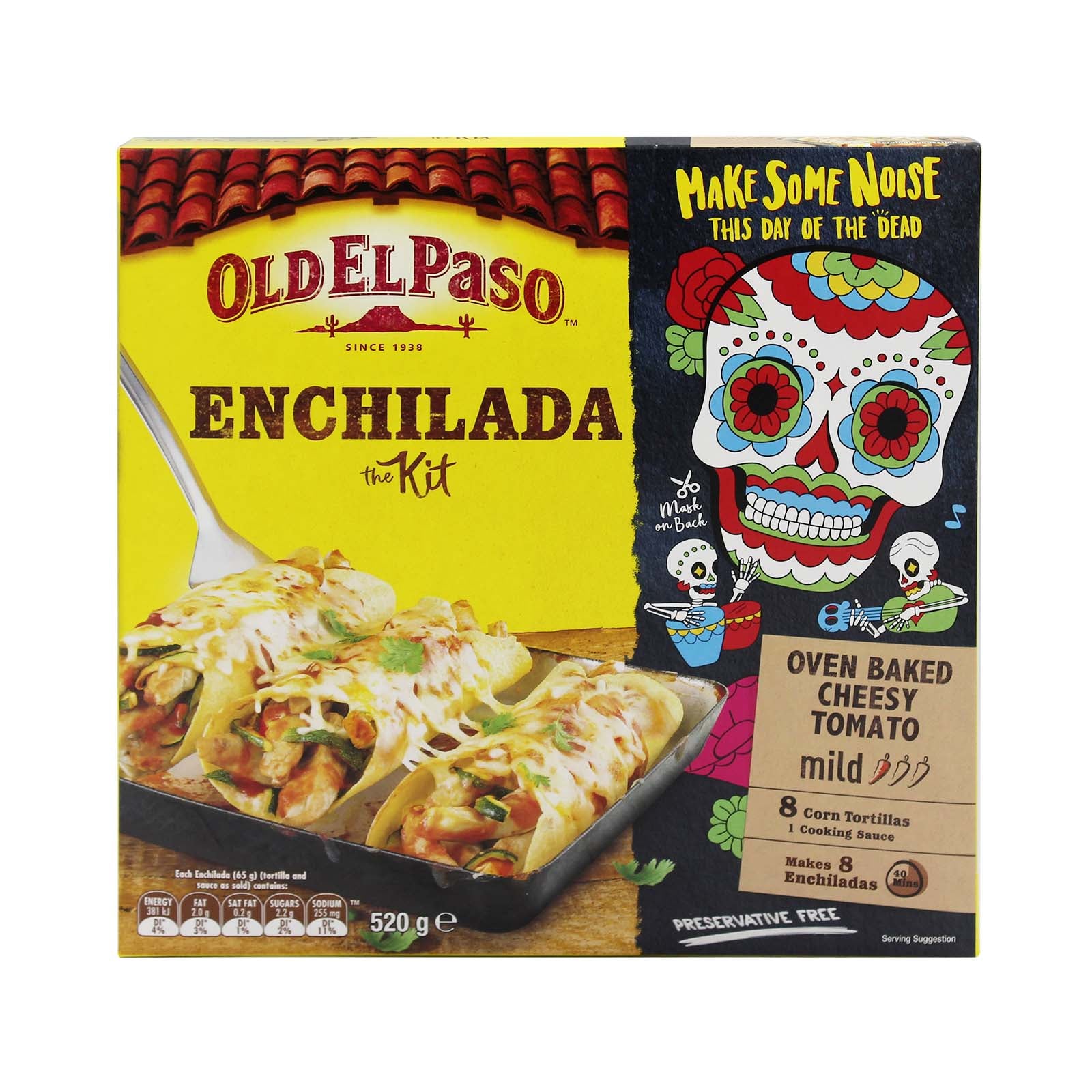OLD EL PASO ENCHILADA KIT AUST 520G *1