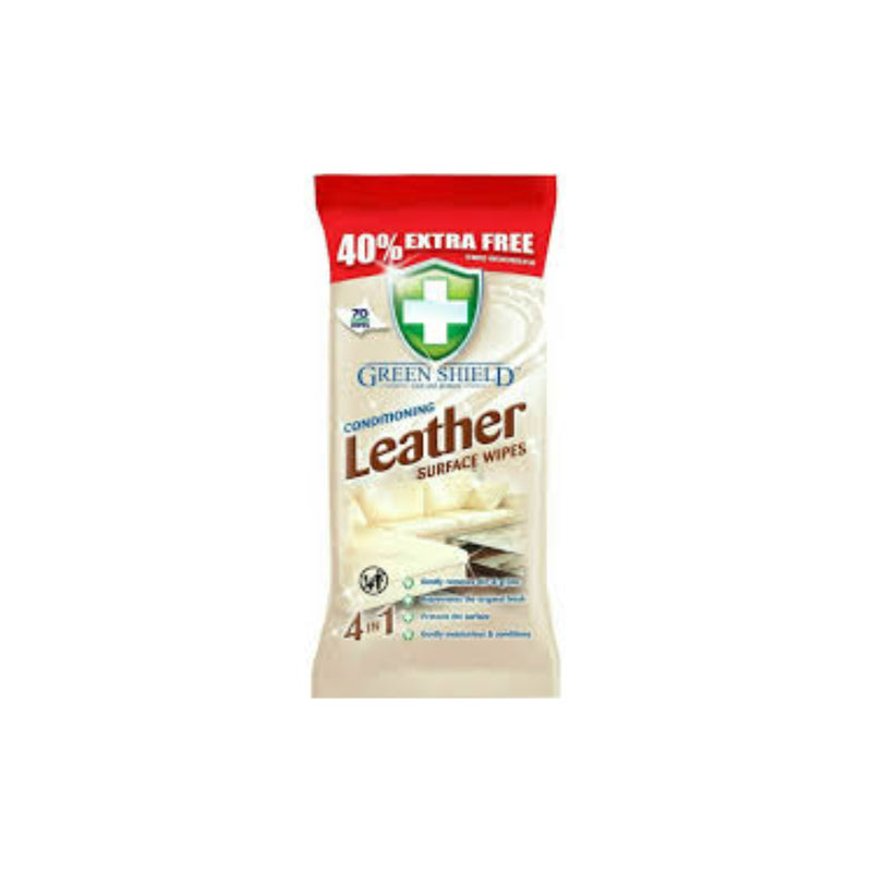 Green Shield Leather Surface Wipes 1pack