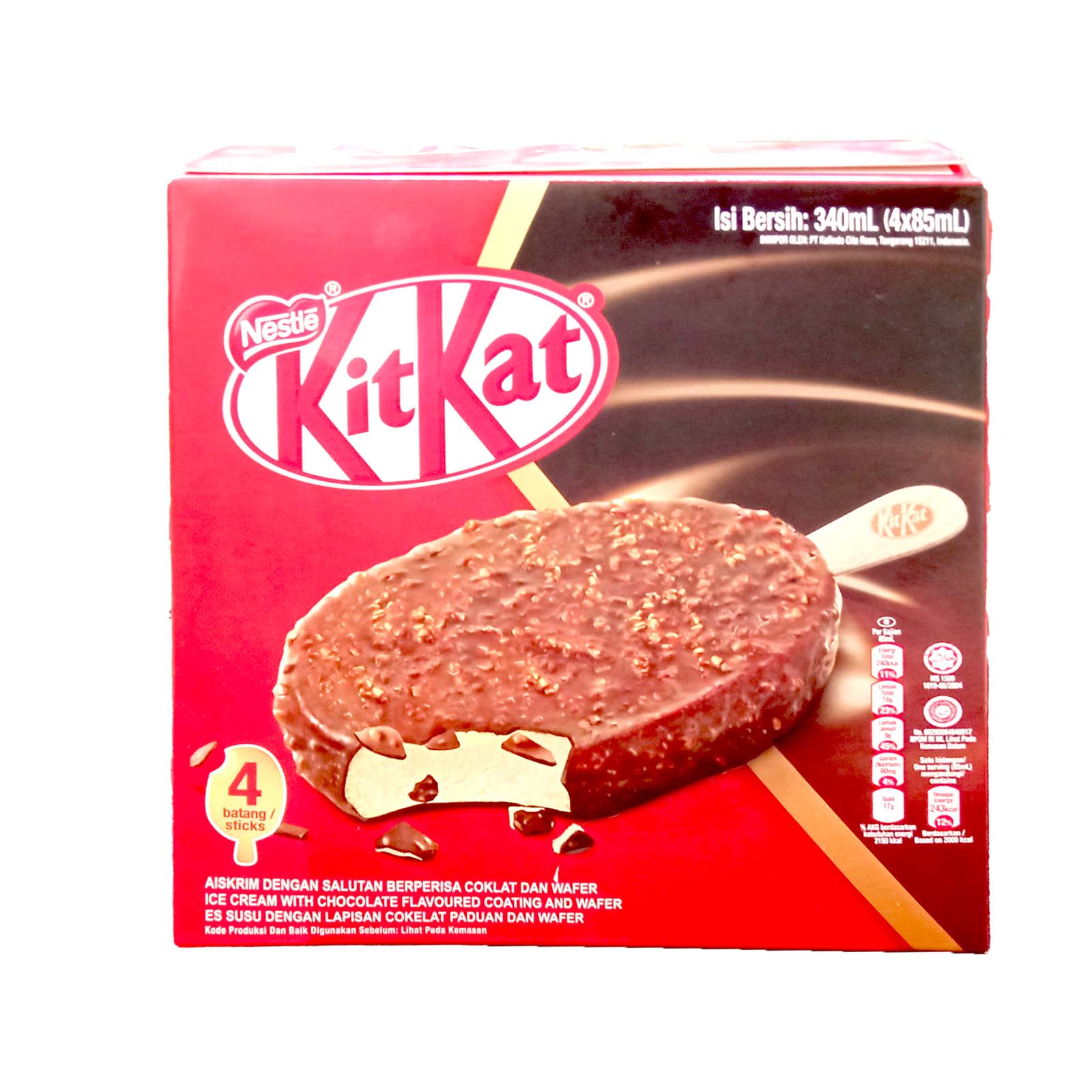 Nestlet Kitkat Gold Ice Cream Sticks 85ml x 4