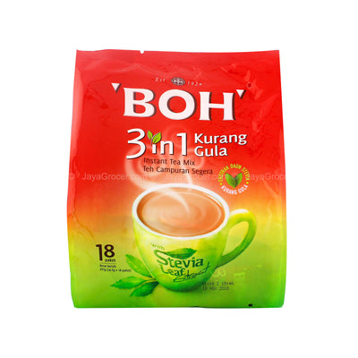 Boh 3 In 1Less Sugar 16.5g x 18
