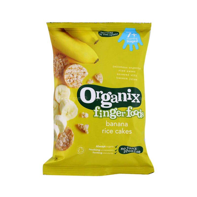 Organix Finger Foods Banana Rice Cakes 50g