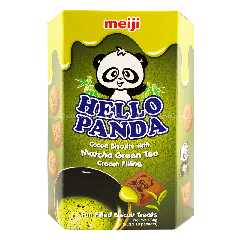 MEIJI HELLO PANDA GREEN TEA FP 260G