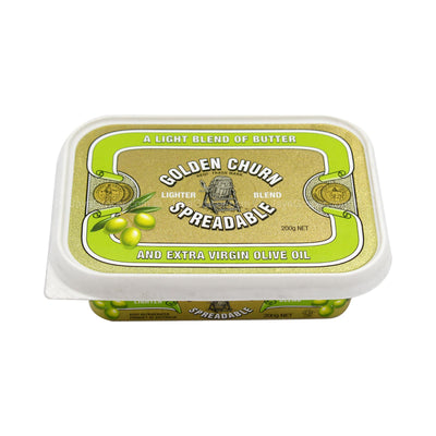 GOLDEN CHURN OLIVE TUB BUTTER 200G