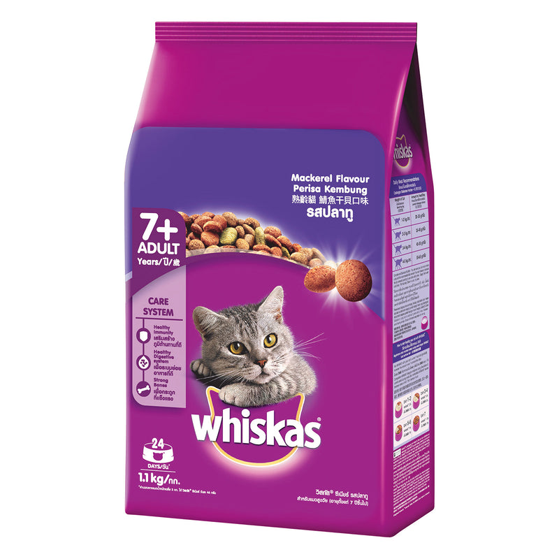 Whiskas Senior Mackerel Cat Food 1.1kg