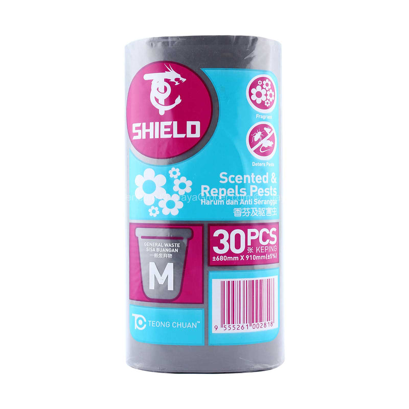 TC Shield Scented & Repel Pests Garbage Bags M Size 30pcs/pack