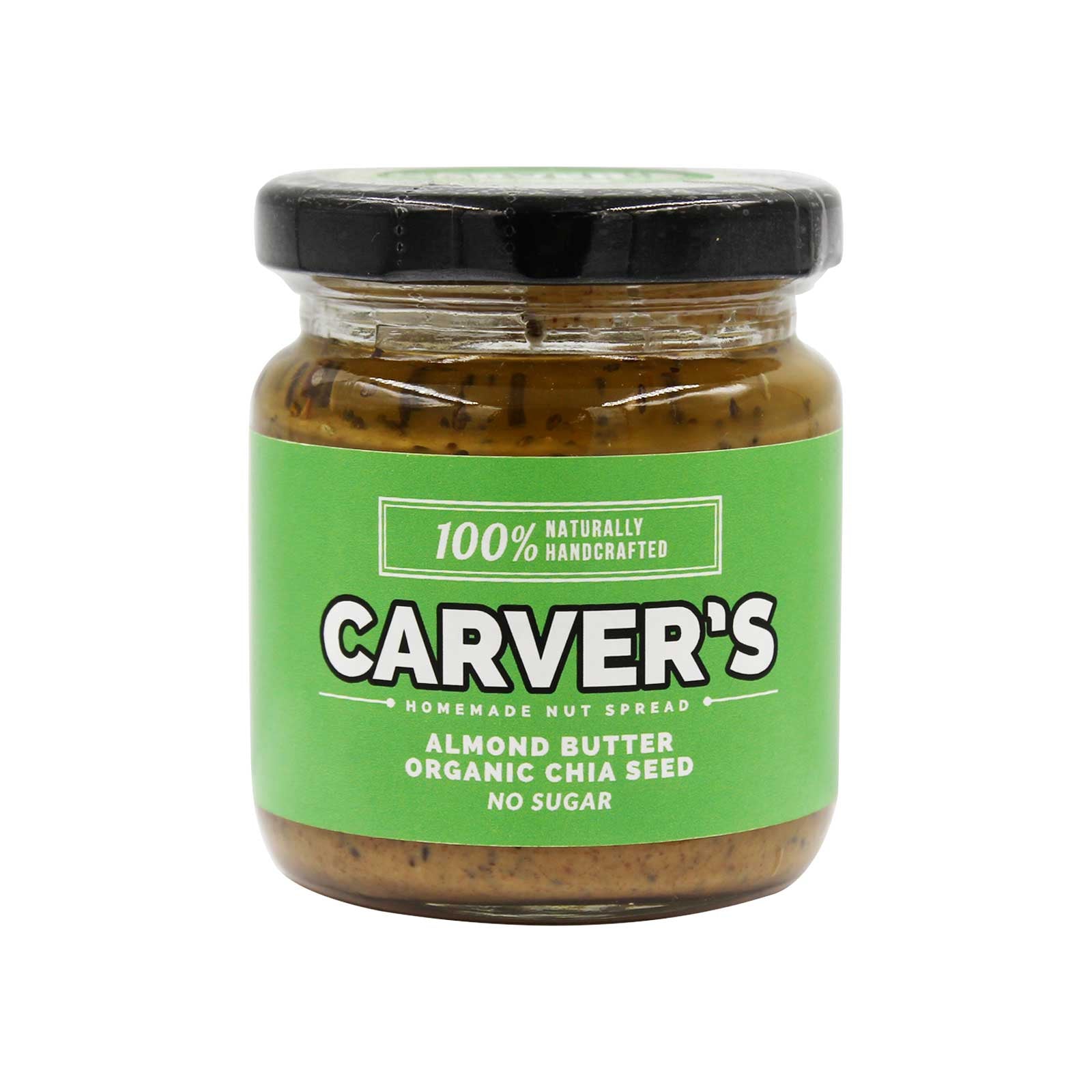 CARVERS ALMOND BUTTER W ORGN CHIA 180G