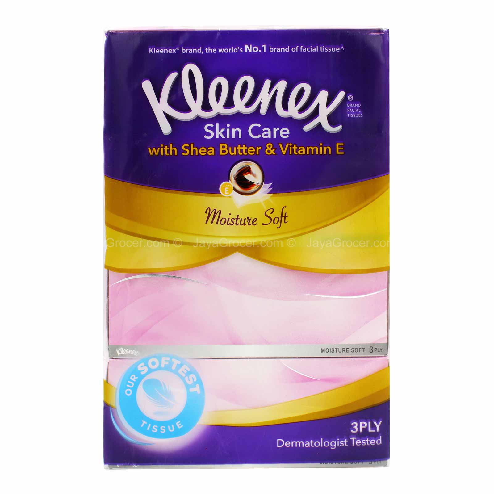 KLEENEX FACIAL TISSUE SKINCARE (4X80S)
