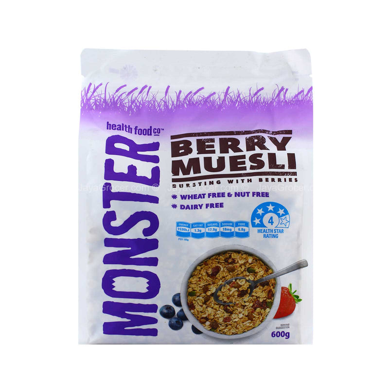 MONSTER MUESLI MIXED BERRY MUESLI 600G