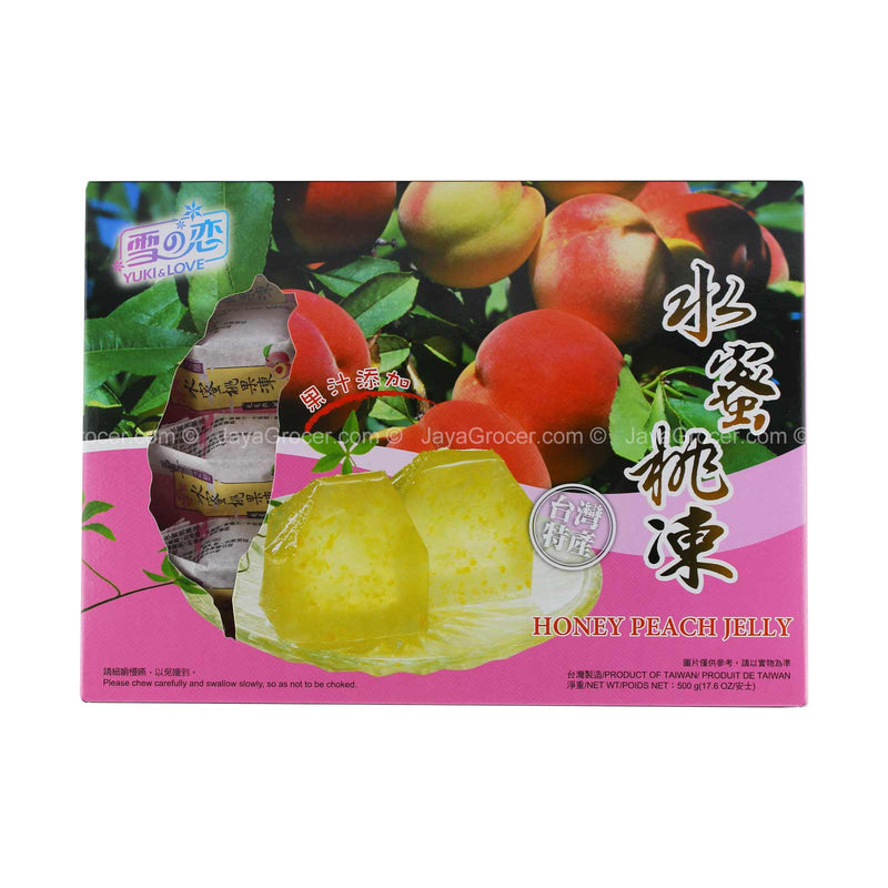 Y&L HONEY PEACH JELLY 500G