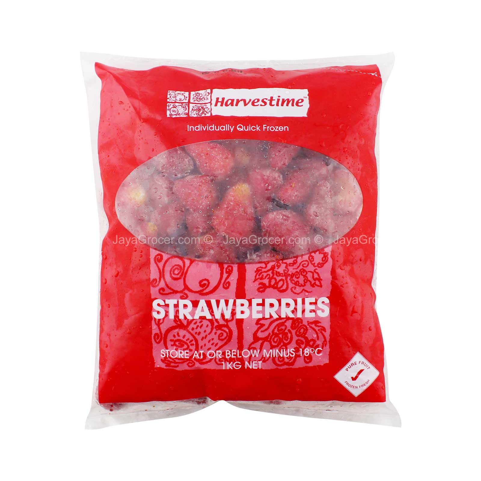 HARVESTIME FROZEN STRAWBERRIES 1KG
