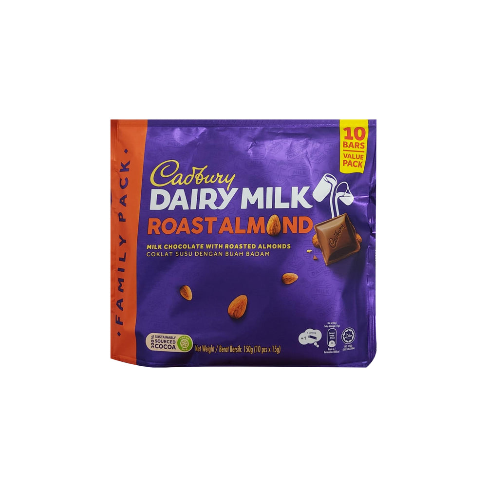 Cadbury Dairy Milk Mini Bars Roast Almond 125g