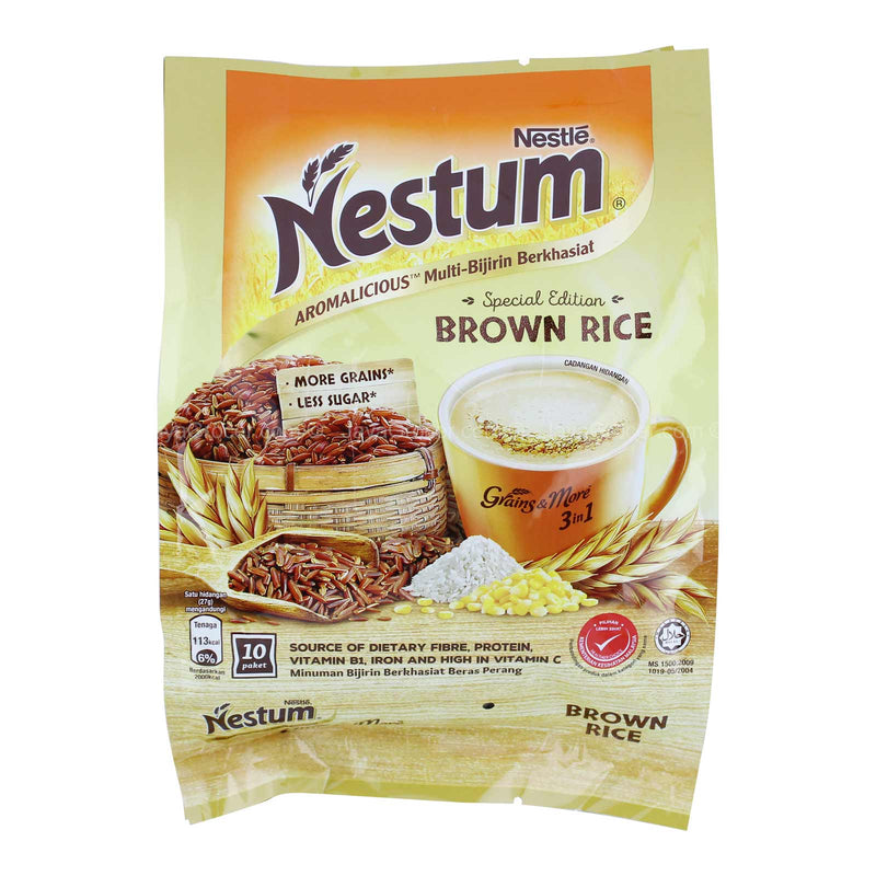 Nestum 3 in 1 Brown Rice Cereal Drink 27g x 10