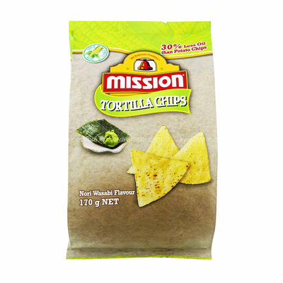 Mission Nori Wasabi Flavoured Tortilla Chips 170g