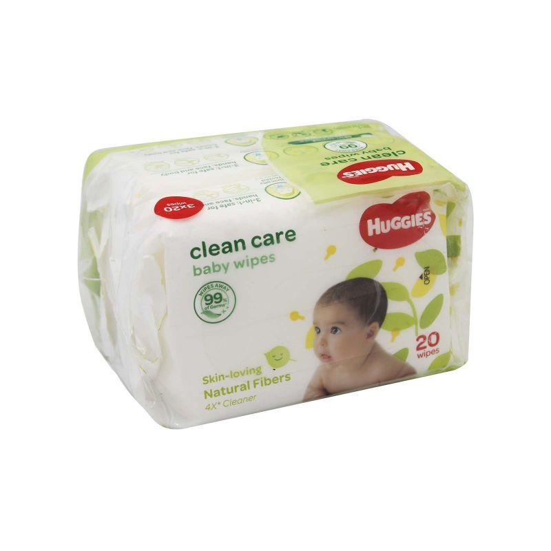 Huggies Clean Care Baby Wipes 3packs